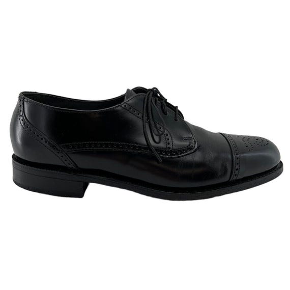 Dexter Mens Shoes Leather Oxford Black Size 8 M EUC USA  display picture 3