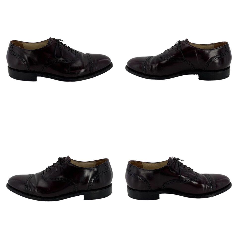 Bostonian Shoe Mens Size 11.5 D Burgandy Impressions Cap Toe  display picture 1