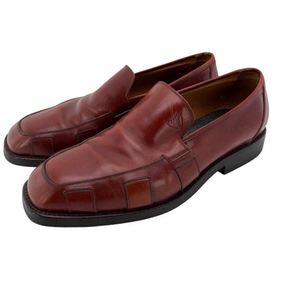 Michael Toschi Mens 11 M Loafer Slip on Brown Kidskin Italy  display picture 1