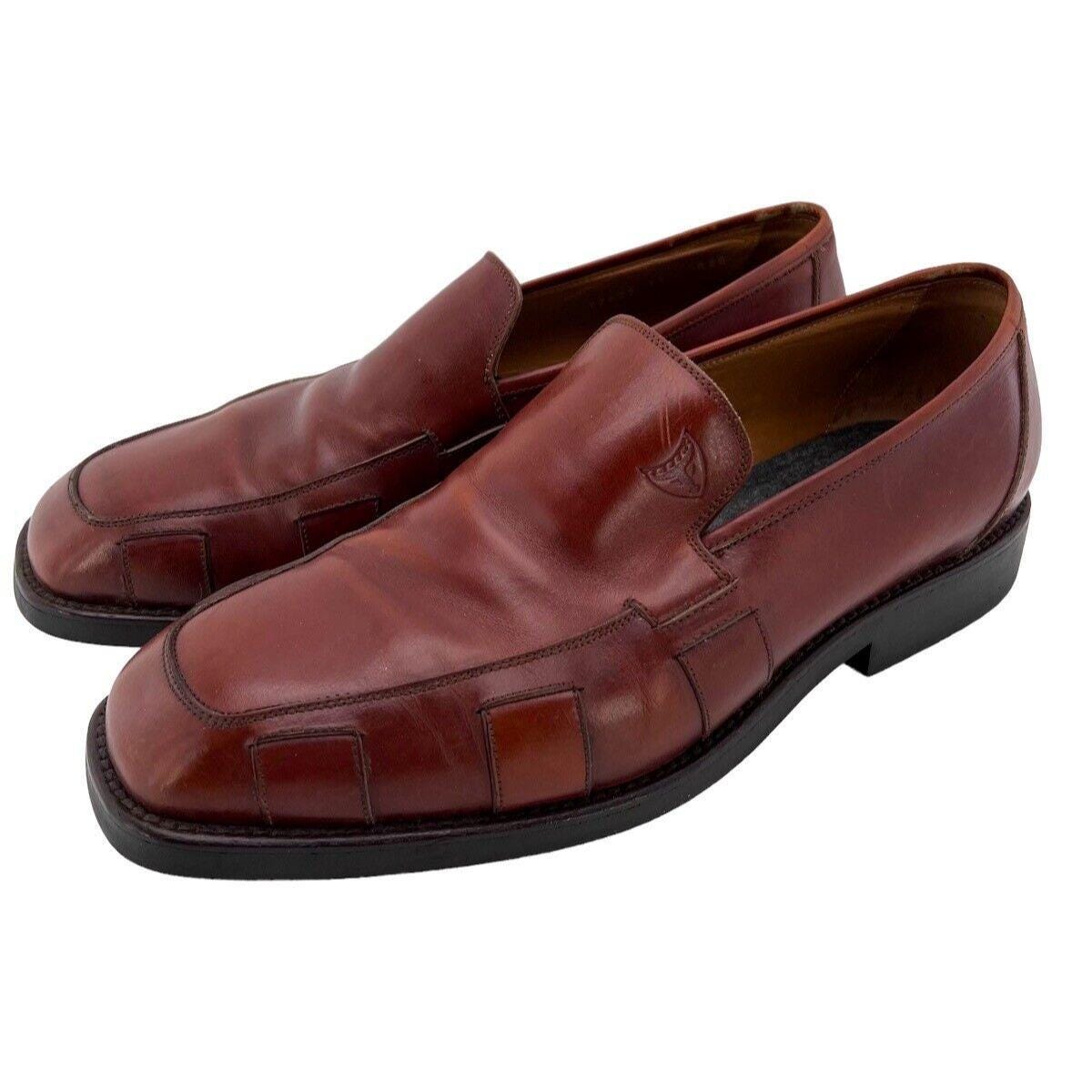 Toschi Italian Leather Loafers Rare Toschi CarbonLite Italian Loafers Black/Orange US 11.5  main image 2