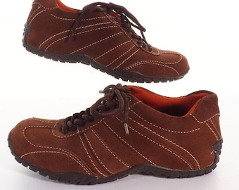 Union Bay Mens Size 9.5 Suede Sneaker Casual Leather Brown Lace up