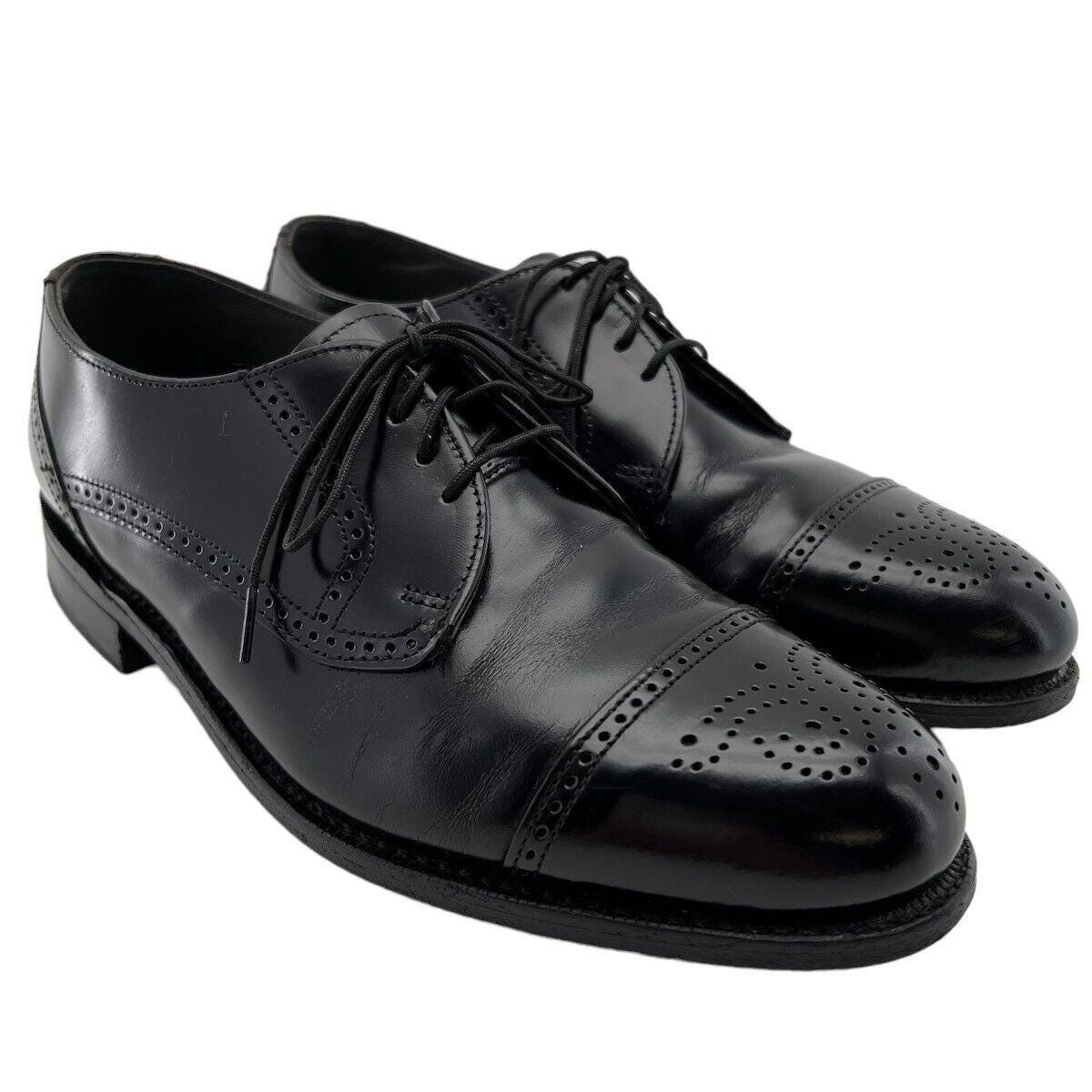Dexter Mens Shoes Leather Oxford Black Size 8 M EUC USA  display picture 1