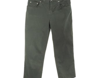 Pantalones cortos Carpi de Jones New York para mujer, talla 6, estilo boyfriend elástico, color oliva