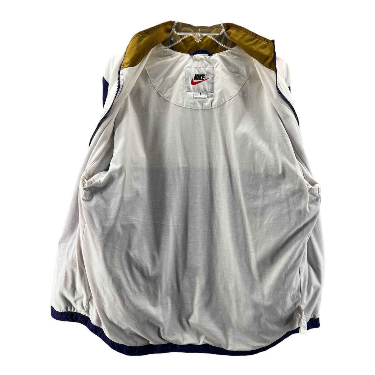 white gold nike windbreaker