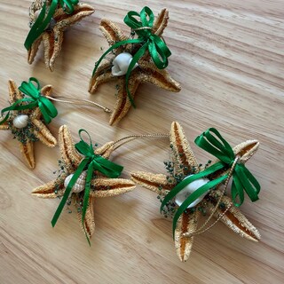 12 Decorazioni Stelle Marine In Resina Blu Per Albero Di Natale, Tema Spiaggia E Oceano