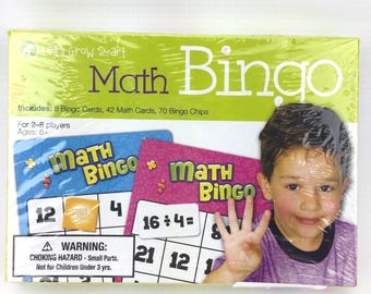 Lets Grow Smart Math Bingo-spelset för åldrarna 6+