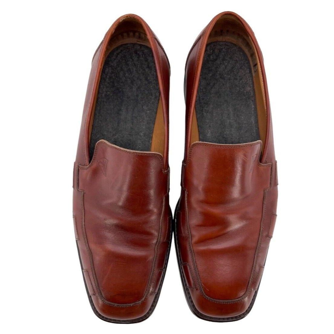 Michael Toschi Mens 11 M Loafer Slip on Brown Kidskin Italy  display picture 3