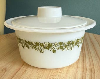 Vintage Pyrex Crazy Daisy Spring Blossom Butter Dish #75