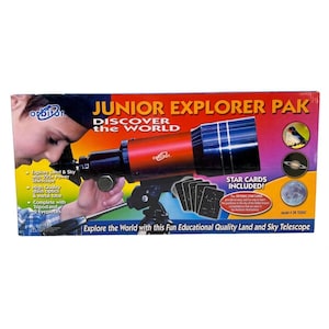 Orbit Junior Explorer Pak 225X Land Sky Telescope met statief en Star Cards (model OR 7030SC)