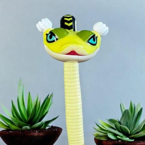 Vintage 2008 Kung Fu Panda McDonalds Happy Meal Toy Bendable Snake Toy