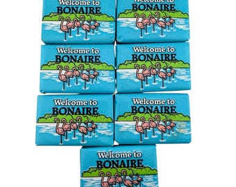 7 Jabones líquidos de recuerdo para huéspedes del Hotel Bonaire, sellados, de Curaçao del Caribe