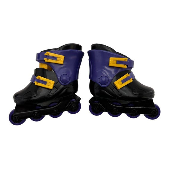 American Girl Rollerblade Outfit Set With Helmet Shirt Skates