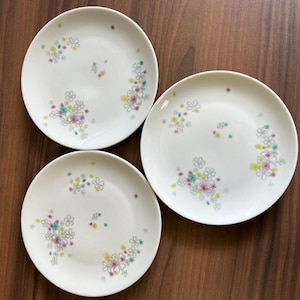 3 Gayety Rosenthal Continental China 6-1/4&quot; Dessert Plates Raymond Lowey Germany