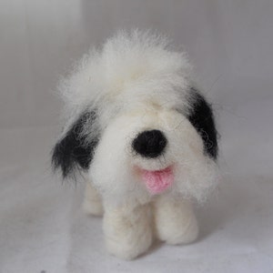 Custom needle felted Tibetan terrier needle felted origonal puppy soft sculpture. image 3