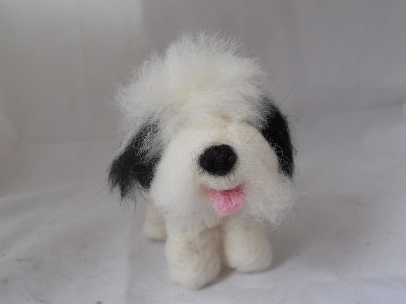 Custom needle felted Tibetan terrier needle felted origonal puppy soft sculpture. image 3