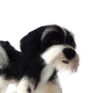 Custom Needle Felt Dog Handmade To Order. Example Havanese Sculpture or Tibetan Terrier image 3