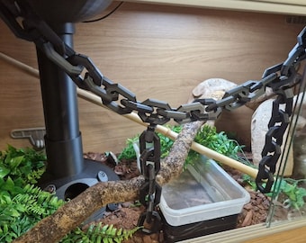 Snake climbing chain for corn snakes