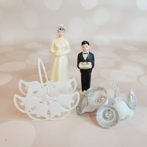 Vintage Cake Toppers, Wedding Decor
