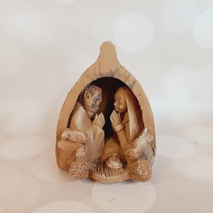 Vintage Nativity, Rustic Clay