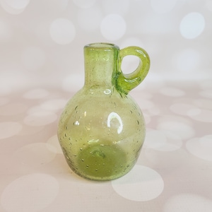Vintage Art Glass Jug, Handblown