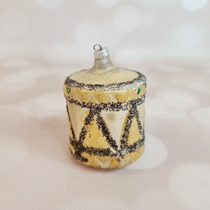 Vintage Drum Ornament, West Germany