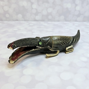 Vintage African Crocodile Statue