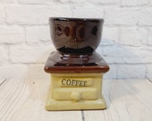 Vintage Coffee Vase, Grinder, Coffee Bar