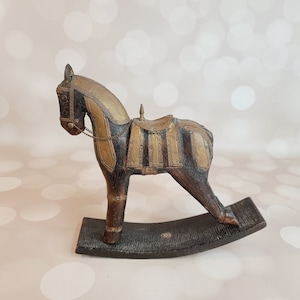 Vintage Horse Statue, Rocking Horse