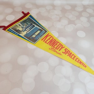 Vintage Kennedy Space Center Pennant