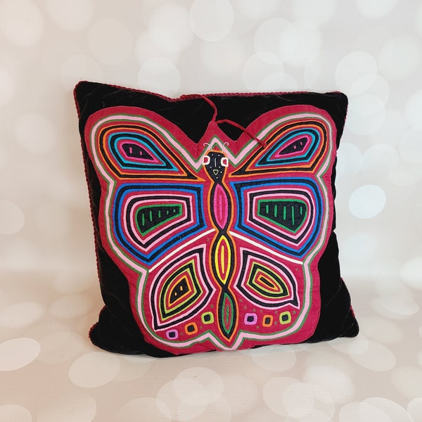 Vintage Butterfly Pillow