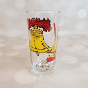 Vintage Liberty Bell Glass