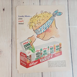 Vintage Cereal Advertisement