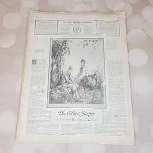 Antique Ladies Home Journal Magazine, March 1924