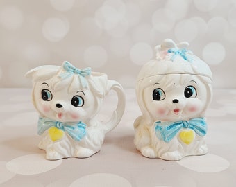 Vintage Mr Toodles Sugar and Creamer Set