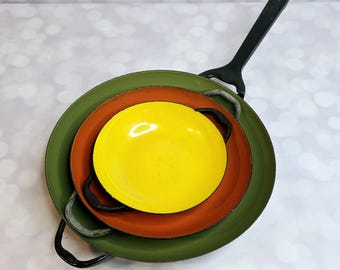 ヴィンテージ ミッドセンチュリー ソテーパン 3点セット