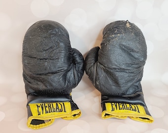 Gants de boxe Everlast vintage, paire