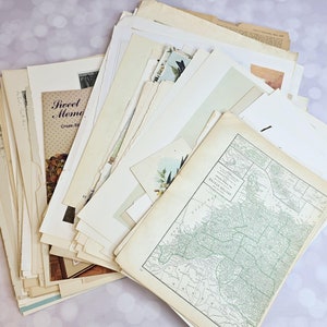 Vintage Künstler Ephemera Lot