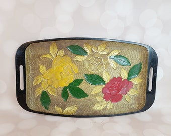 花柄　手形装飾品　ハンドトレイ　ヴィンテージ il_340x270.4719183407_a98q.jpg