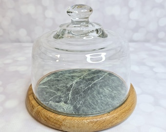 Vintage Cheese Dome Glass Cloche