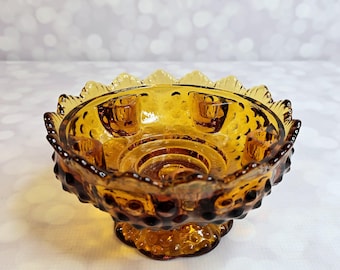 Vintage Fenton Hobnail Candle Holder