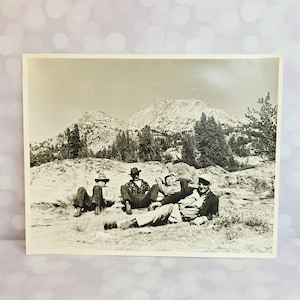 Vintage Fishing Camp at Victor Lake Photo, 1949