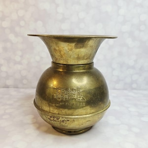 Vintage Brass Union Pacific RR Spitoon
