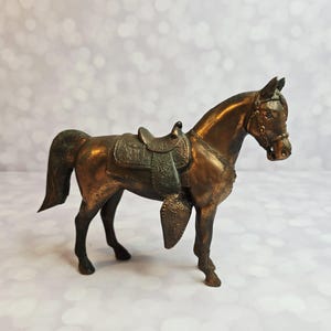 Vintage Bronze Horse Statue