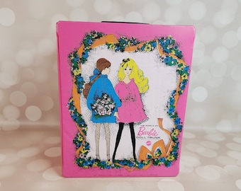 Baúl vintage de muñecas Barbie, 1968