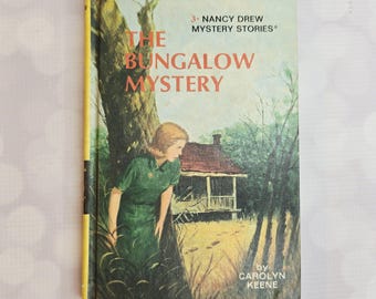 Libro clásico de misterio de Nancy Drew: El bungalow, 1960