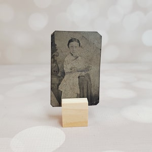 Antique Tin Type, Young Girl