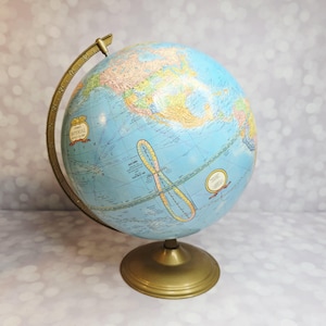 Vintage Cram&#39;s Imperial World Globe
