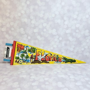 Vintage Florida Souvenir Pennant