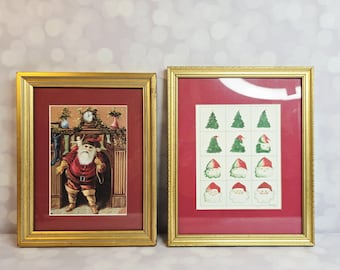 Vintage Santa Art, Pick One or All