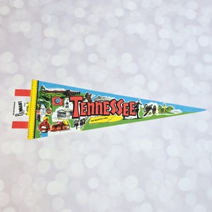 Vintage Tennessee Souvenir Pennant